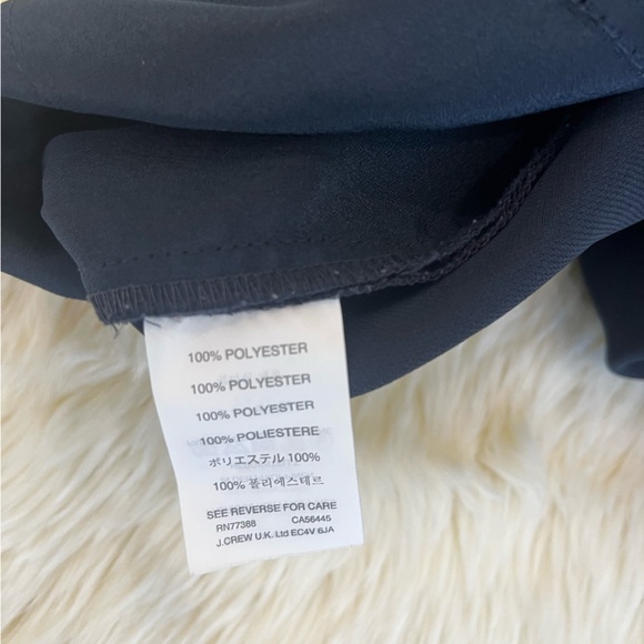 J.Crew Turner High Rise Pull-On Navy Blue Jogger Slacks Pants Size 12 - Picture 11 of 12